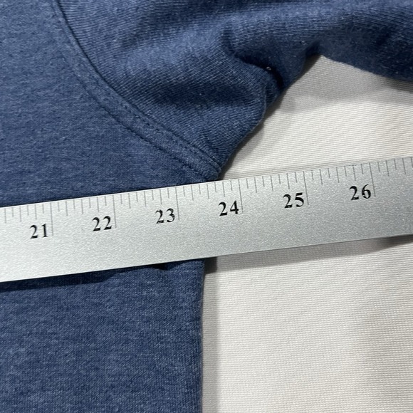 The North Face Men Blue Hoodie Long Sleeve Half Dome Logo Pullover Sweater Large - Picture 7 of 7